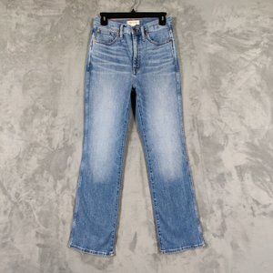 Madewell Jeans Women 27 Blue Bootcut High Rise Denim Stretch Casual Pants 27x30